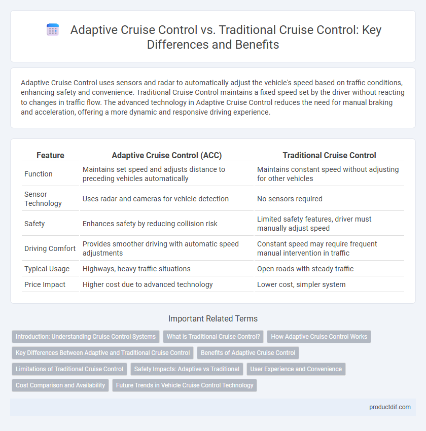 Adaptive Cruise Control vs. Traditional Cruise Control: Key Differences and Benefits