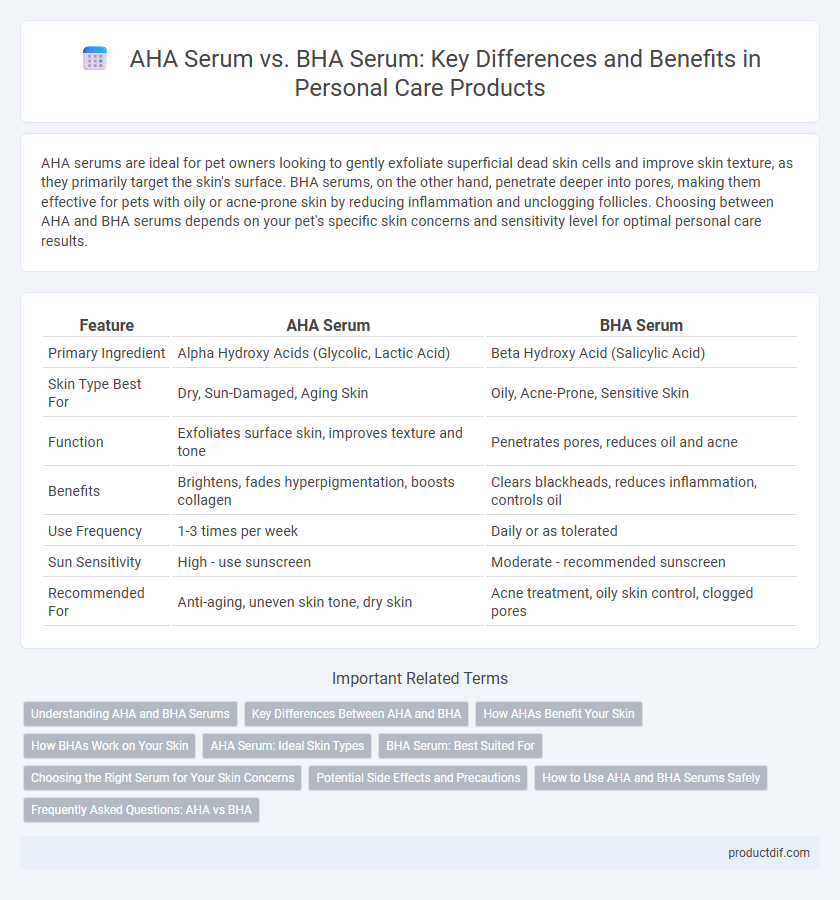 AHA Serum vs. BHA Serum: Key Differences and Benefits in Personal Care Products