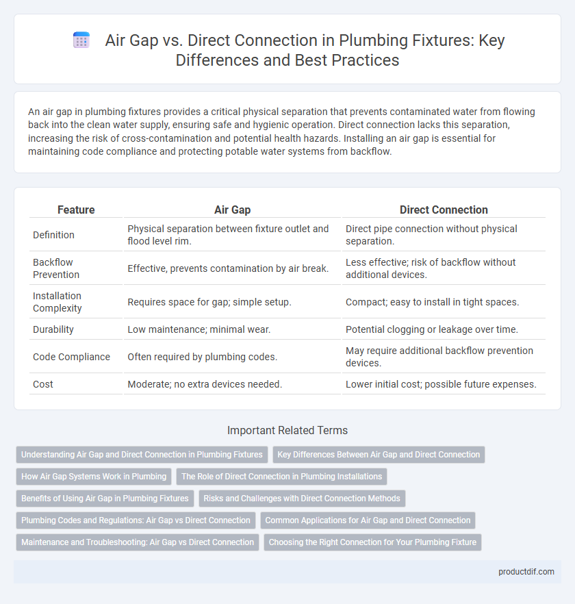 Air Gap vs. Direct Connection in Plumbing Fixtures: Key Differences and Best Practices