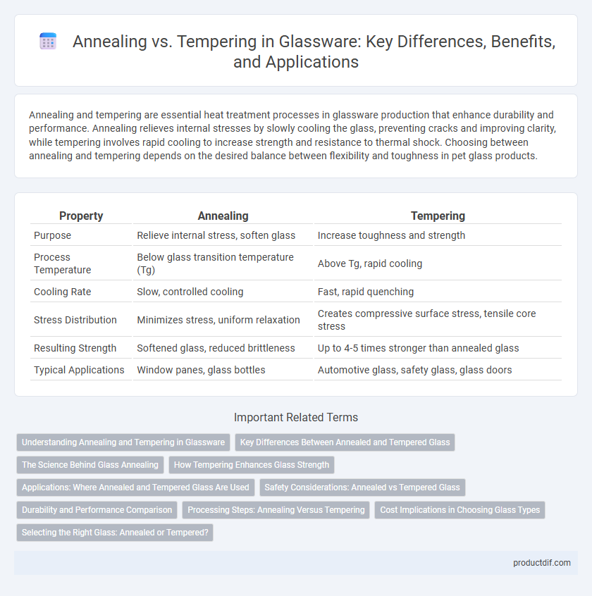 Annealing vs. Tempering in Glassware: Key Differences, Benefits, and Applications