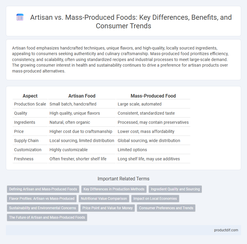 Artisan vs. Mass-Produced Foods: Key Differences, Benefits, and Consumer Trends