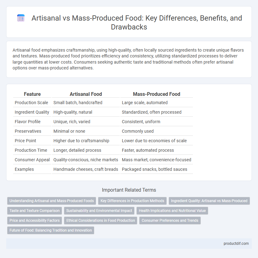 Artisanal vs Mass-Produced Food: Key Differences, Benefits, and Drawbacks