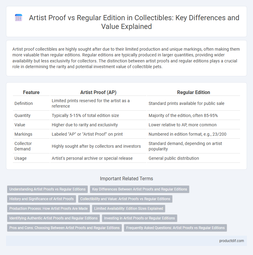 Artist Proof vs Regular Edition in Collectibles: Key Differences and Value Explained