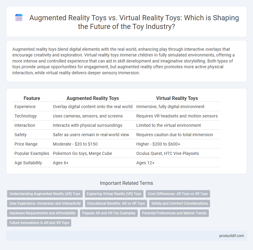 Augmented Reality Toys vs. Virtual Reality Toys: Which is Shaping the Future of the Toy Industry?
