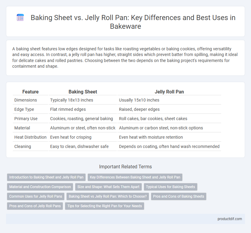Baking Sheet vs. Jelly Roll Pan: Key Differences and Best Uses in Bakeware