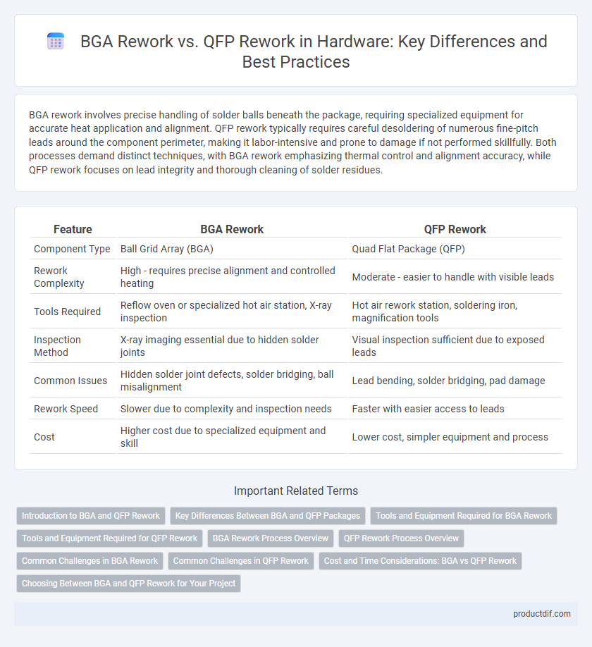 BGA Rework vs. QFP Rework in Hardware: Key Differences and Best Practices