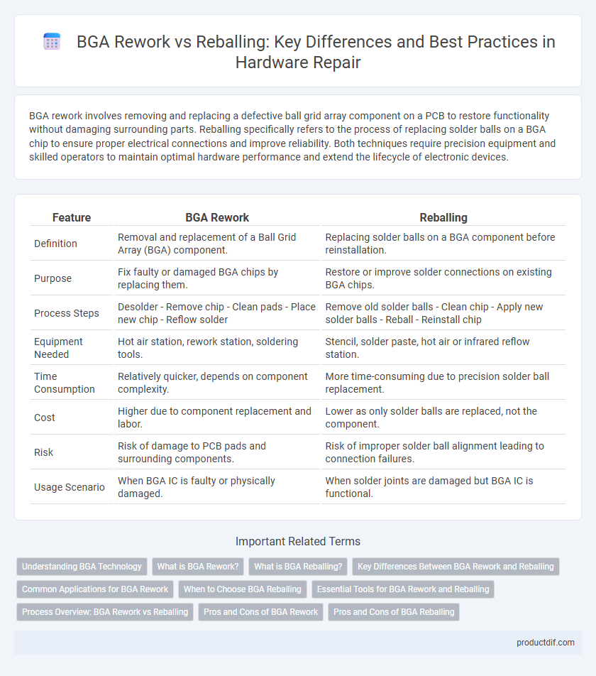 BGA Rework vs Reballing: Key Differences and Best Practices in Hardware Repair