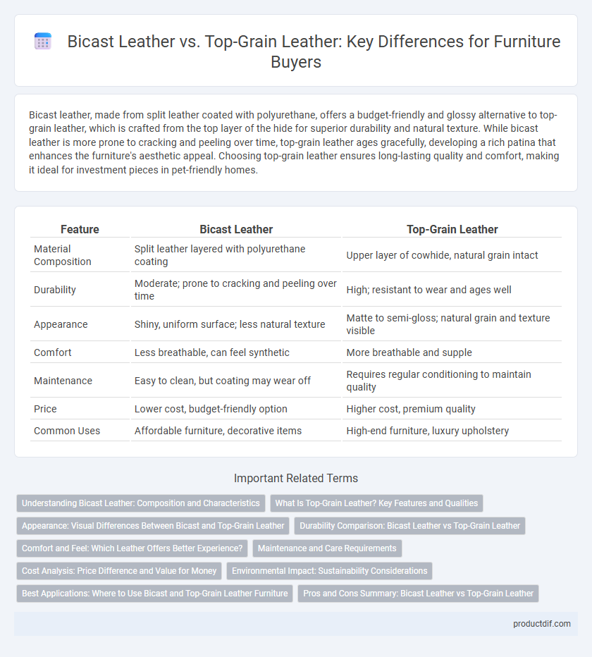 Bicast Leather vs. Top-Grain Leather: Key Differences for Furniture Buyers