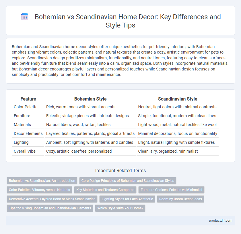 Bohemian vs Scandinavian Home Decor: Key Differences and Style Tips