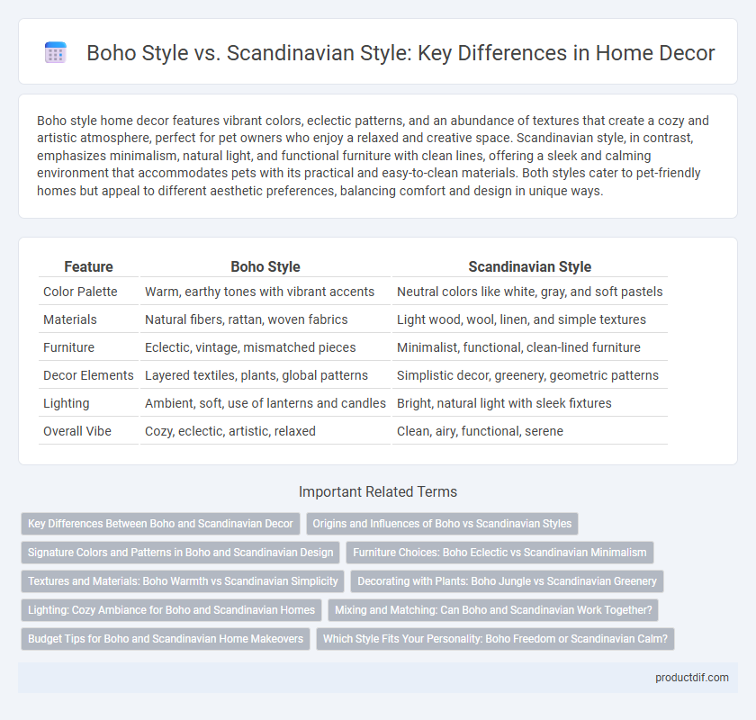 Boho Style vs. Scandinavian Style: Key Differences in Home Decor