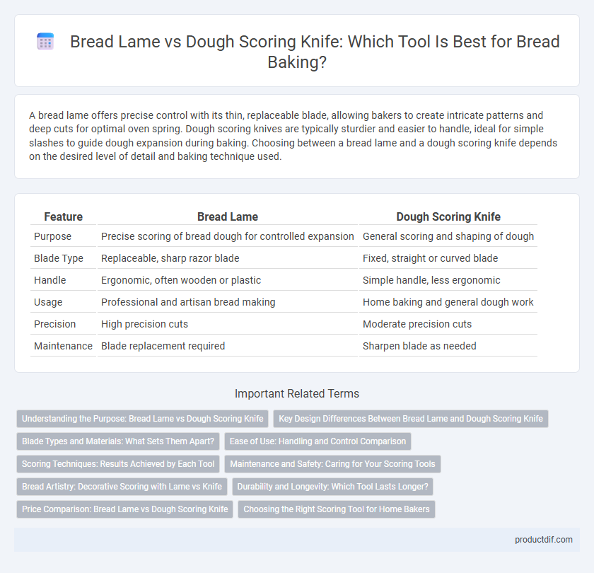 Bread Lame vs Dough Scoring Knife: Which Tool Is Best for Bread Baking?