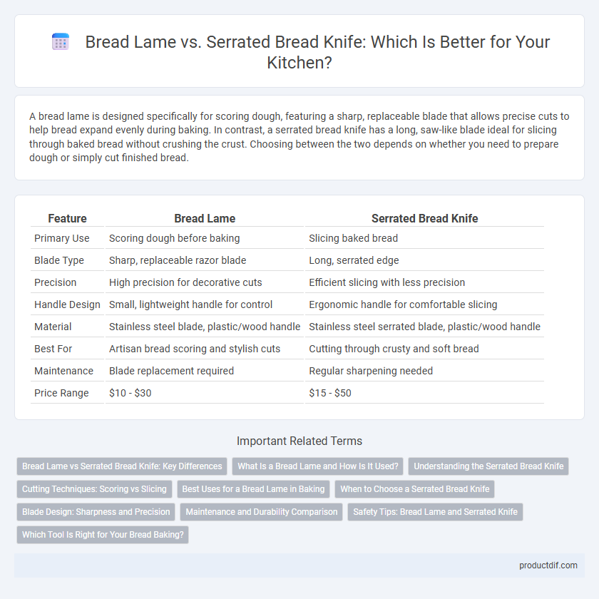 Bread Lame vs. Serrated Bread Knife: Which Is Better for Your Kitchen?