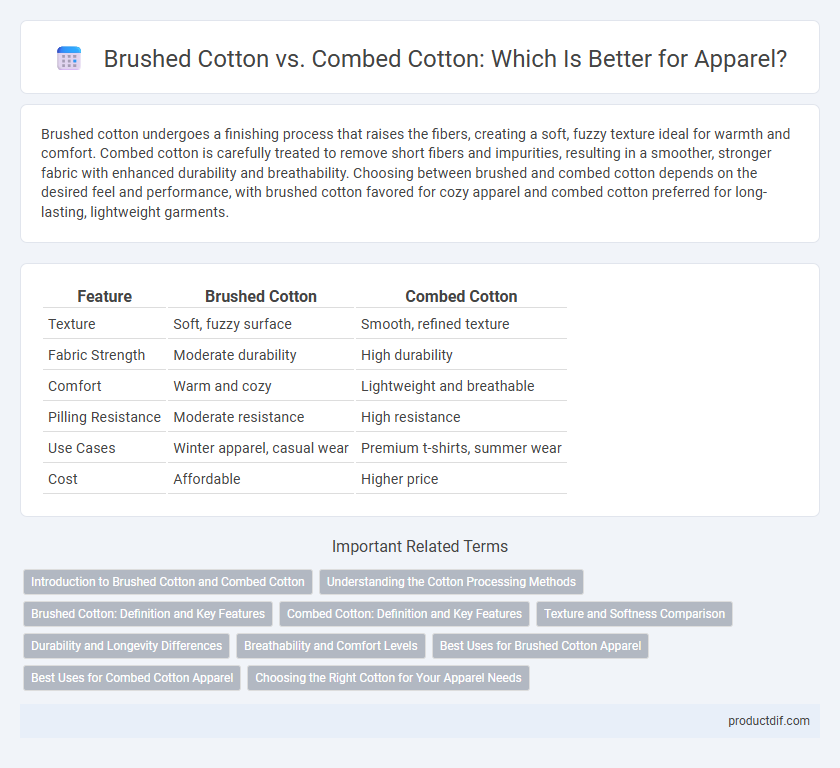 Brushed Cotton vs. Combed Cotton: Which Is Better for Apparel?