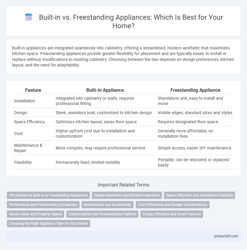 Built-in vs. Freestanding Appliances: Which Is Best for Your Home?