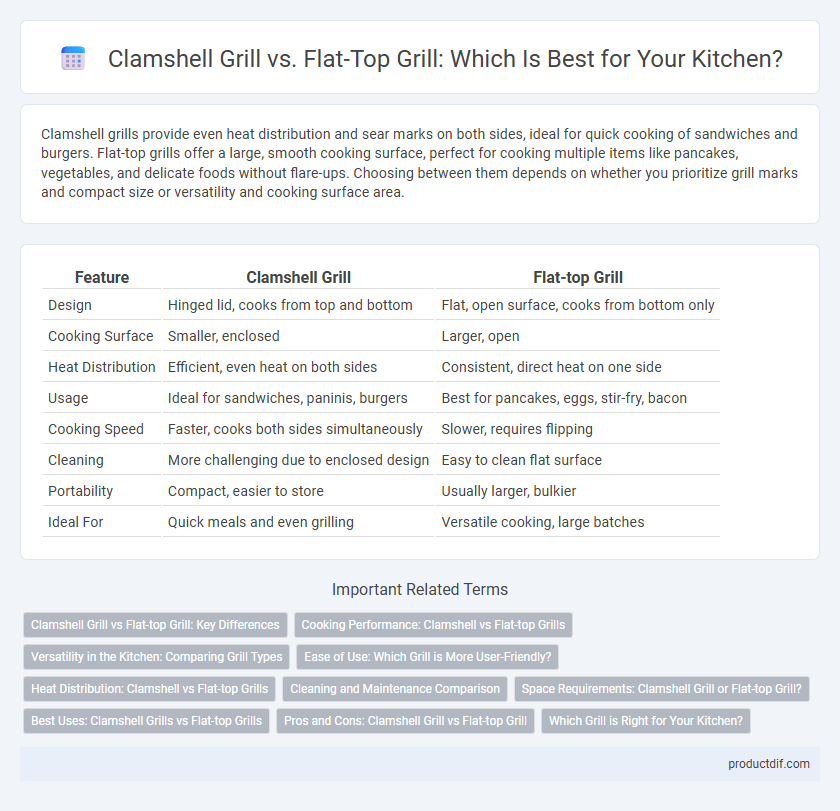 Clamshell Grill vs. Flat-Top Grill: Which Is Best for Your Kitchen?