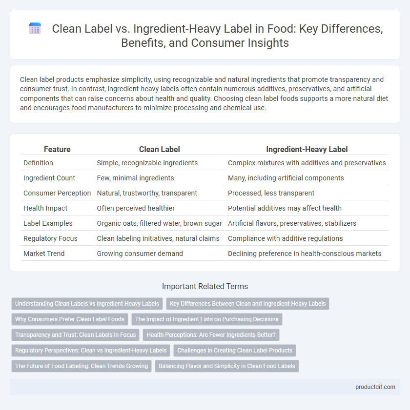 Clean Label vs. Ingredient-Heavy Label in Food: Key Differences, Benefits, and Consumer Insights