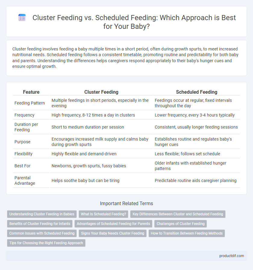 Cluster Feeding vs. Scheduled Feeding: Which Approach is Best for Your Baby?