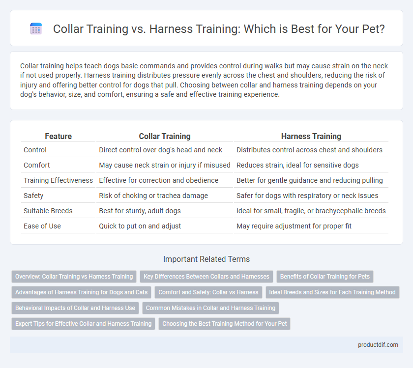 Collar Training vs. Harness Training: Which is Best for Your Pet?