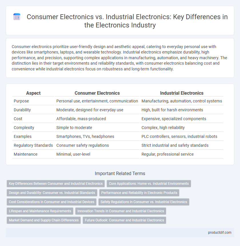 Consumer Electronics vs. Industrial Electronics: Key Differences in the Electronics Industry