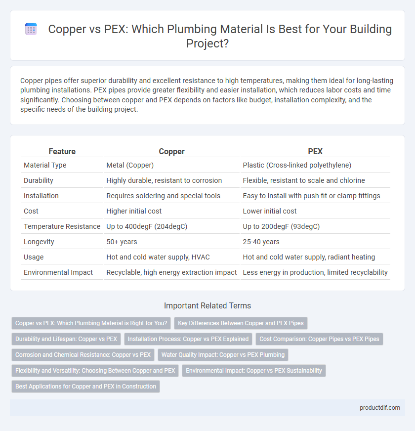 Copper vs PEX: Which Plumbing Material Is Best for Your Building Project?