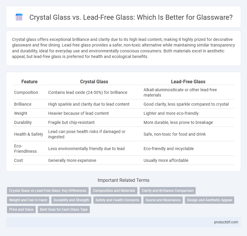 Crystal Glass vs. Lead-Free Glass: Which Is Better for Glassware?