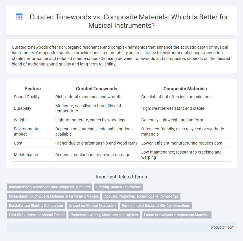 Curated Tonewoods vs. Composite Materials: Which Is Better for Musical Instruments?
