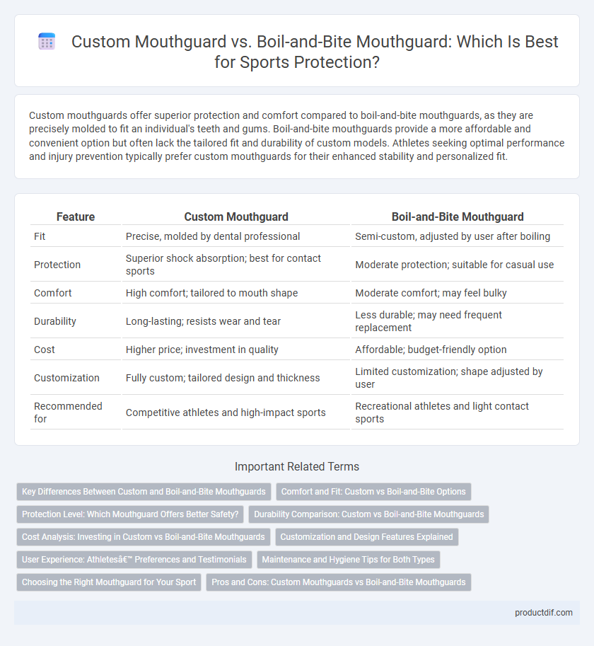 Custom Mouthguard vs. Boil-and-Bite Mouthguard: Which Is Best for Sports Protection?