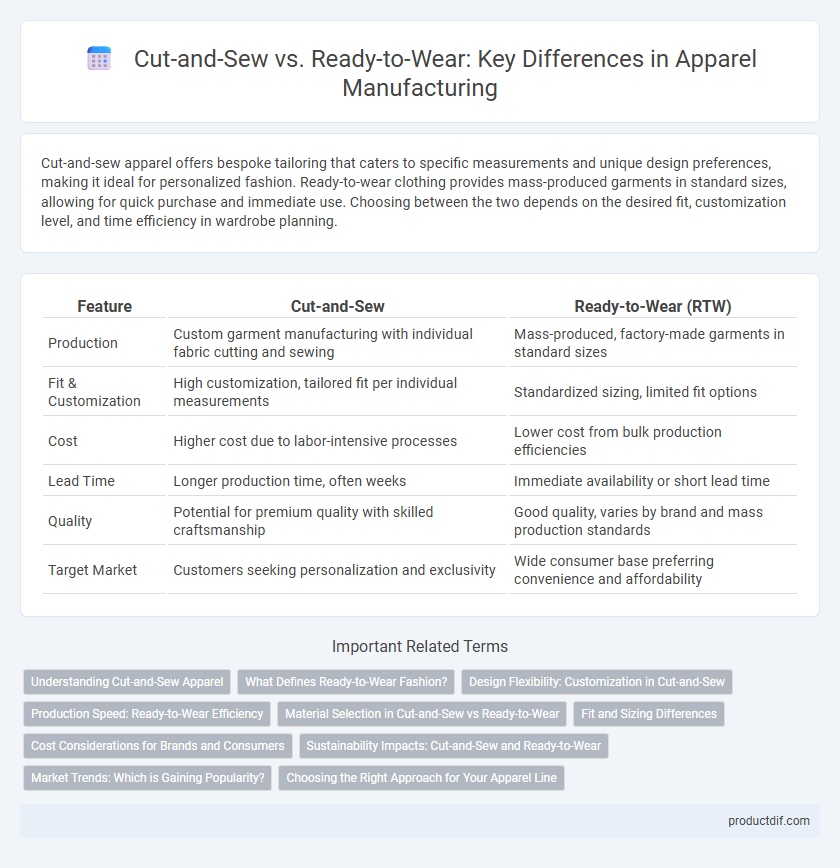 Cut-and-Sew vs. Ready-to-Wear: Key Differences in Apparel Manufacturing