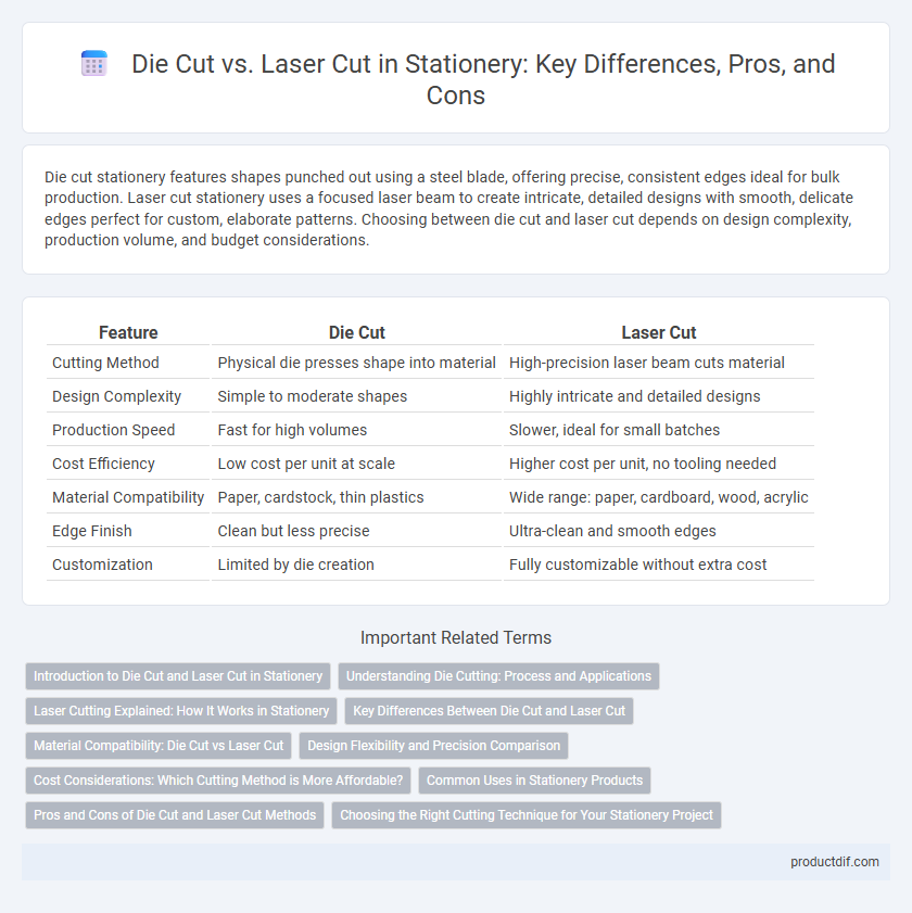 Die Cut vs. Laser Cut in Stationery: Key Differences, Pros, and Cons