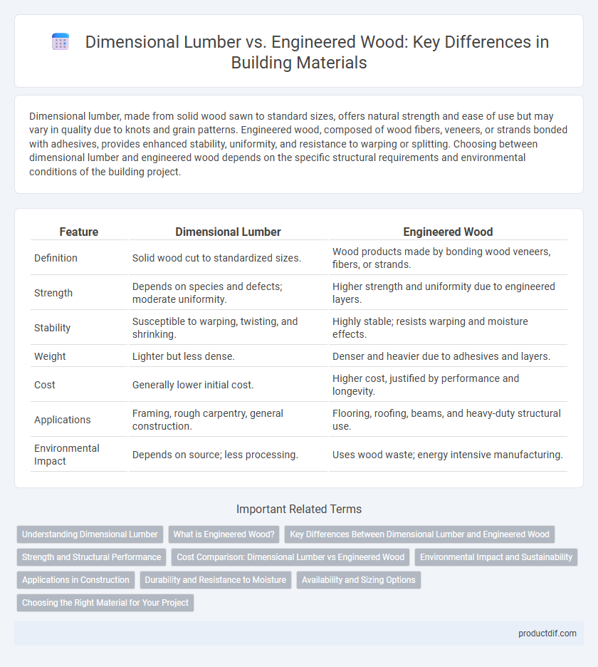 Dimensional Lumber vs. Engineered Wood: Key Differences in Building Materials