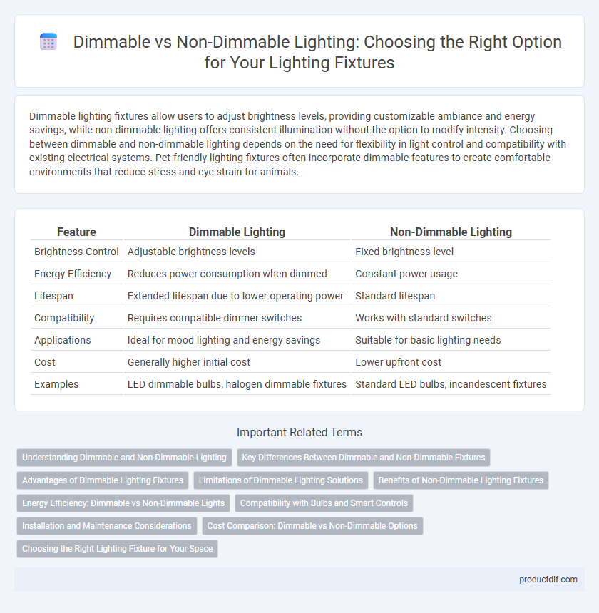 Dimmable vs Non-Dimmable Lighting: Choosing the Right Option for Your Lighting Fixtures