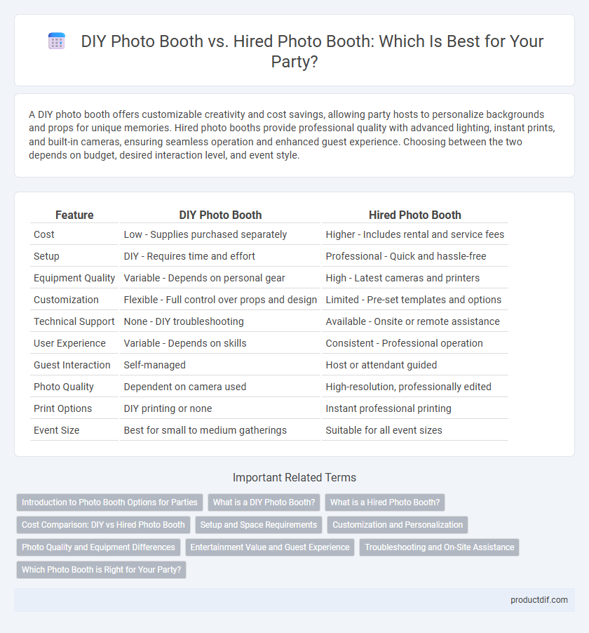 DIY Photo Booth vs. Hired Photo Booth: Which Is Best for Your Party?