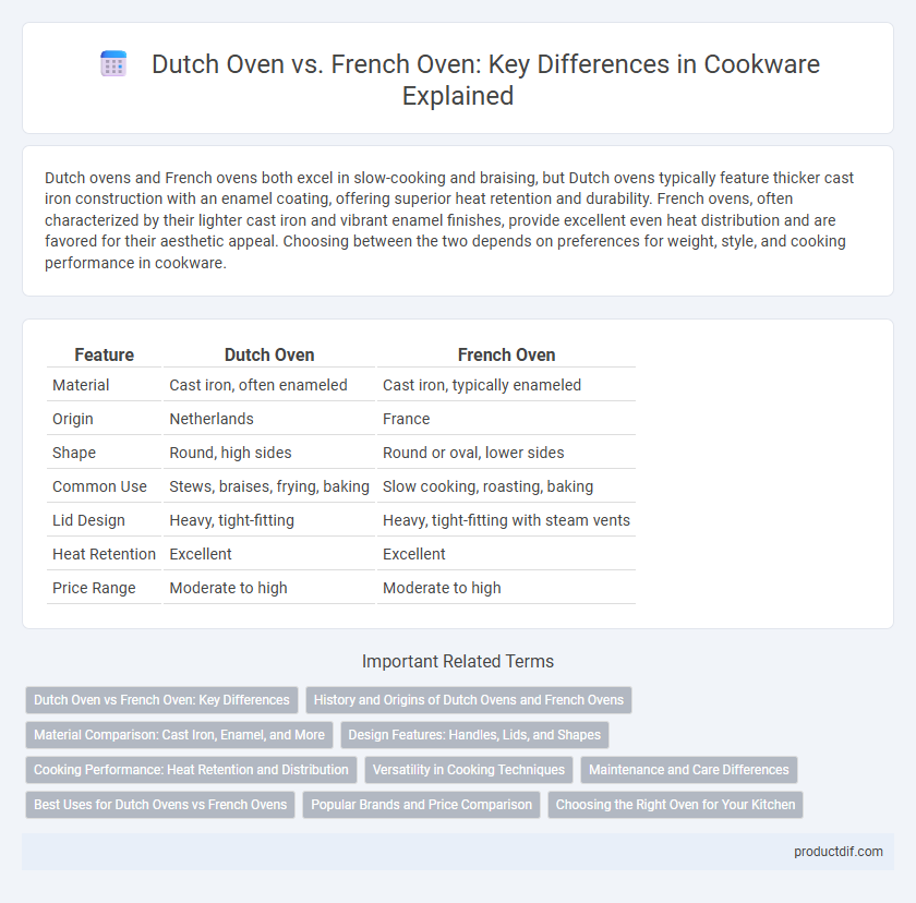 Dutch Oven vs. French Oven: Key Differences in Cookware Explained