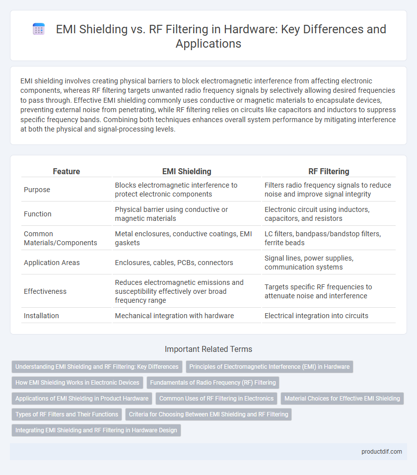 EMI Shielding vs. RF Filtering in Hardware: Key Differences and Applications