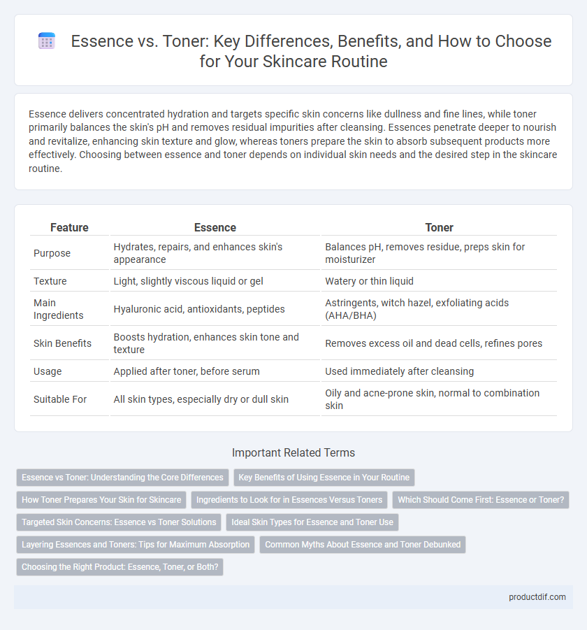 Essence vs. Toner: Key Differences, Benefits, and How to Choose for Your Skincare Routine