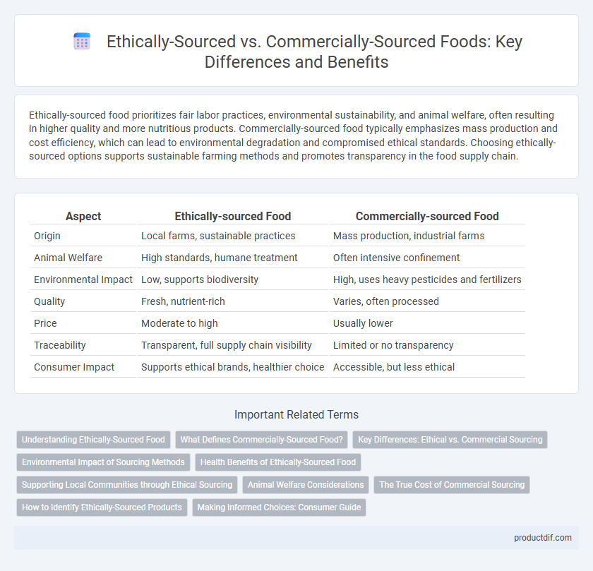 Ethically-Sourced vs. Commercially-Sourced Foods: Key Differences and Benefits