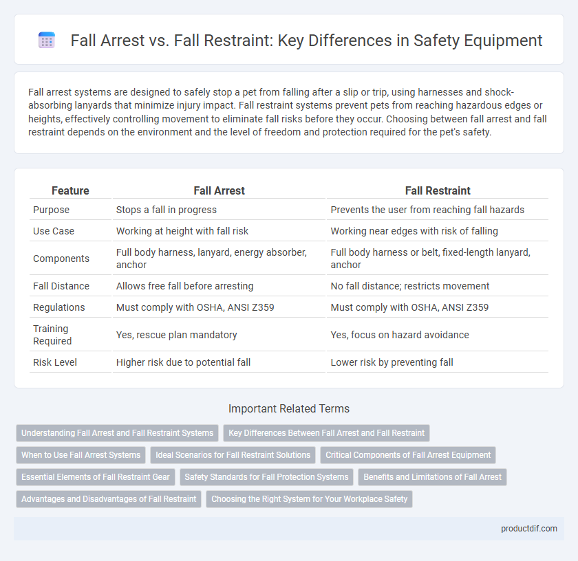 Fall Arrest vs. Fall Restraint: Key Differences in Safety Equipment