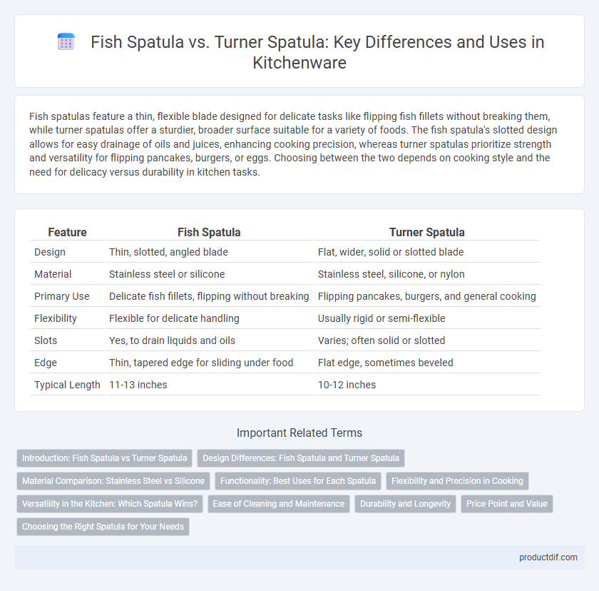 Fish Spatula vs. Turner Spatula: Key Differences and Uses in Kitchenware