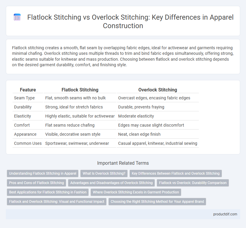 Flatlock Stitching vs Overlock Stitching: Key Differences in Apparel Construction
