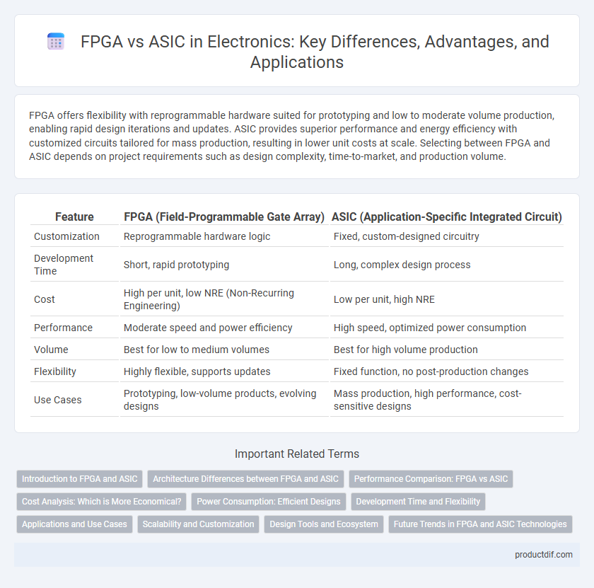 FPGA vs ASIC in Electronics: Key Differences, Advantages, and Applications