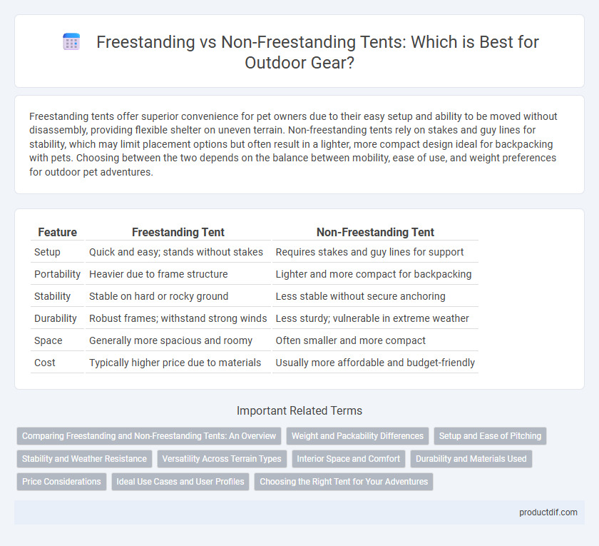 Freestanding vs Non-Freestanding Tents: Which is Best for Outdoor Gear?
