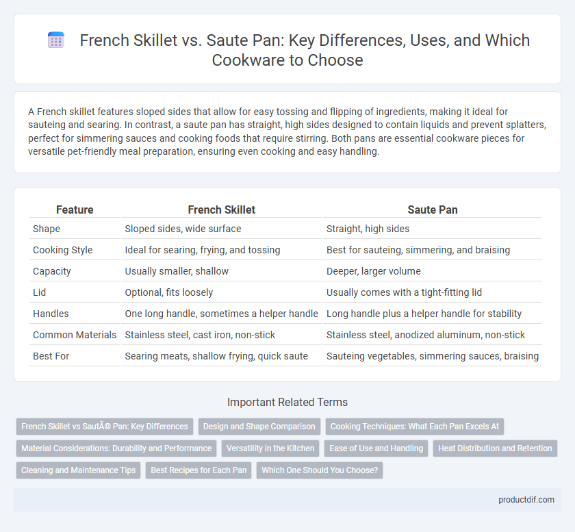 French Skillet vs. Saute Pan: Key Differences, Uses, and Which Cookware to Choose