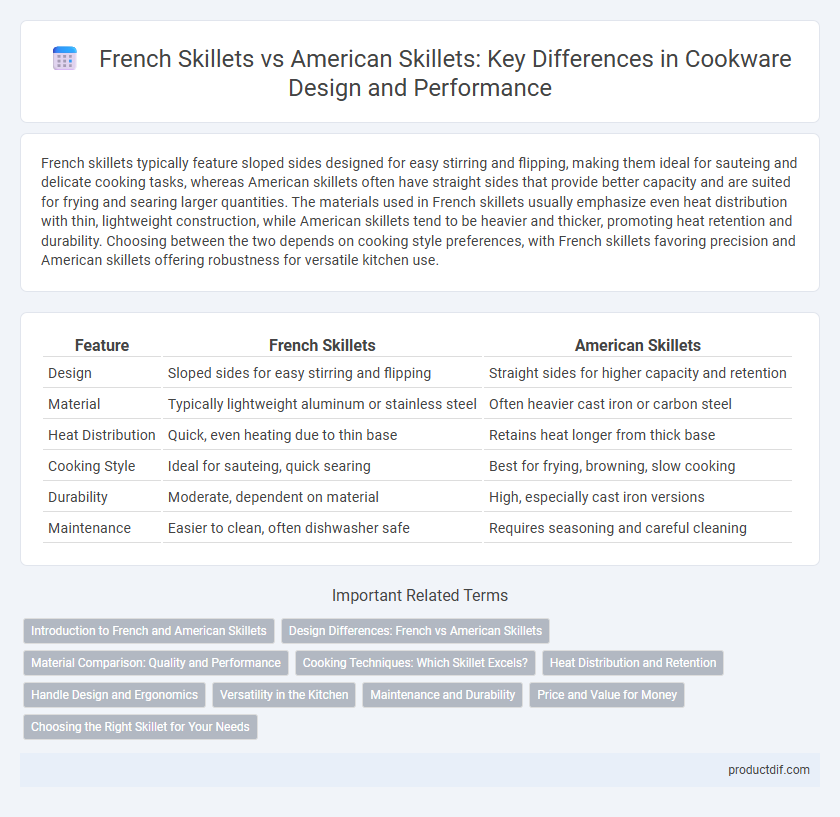 French Skillets vs American Skillets: Key Differences in Cookware Design and Performance