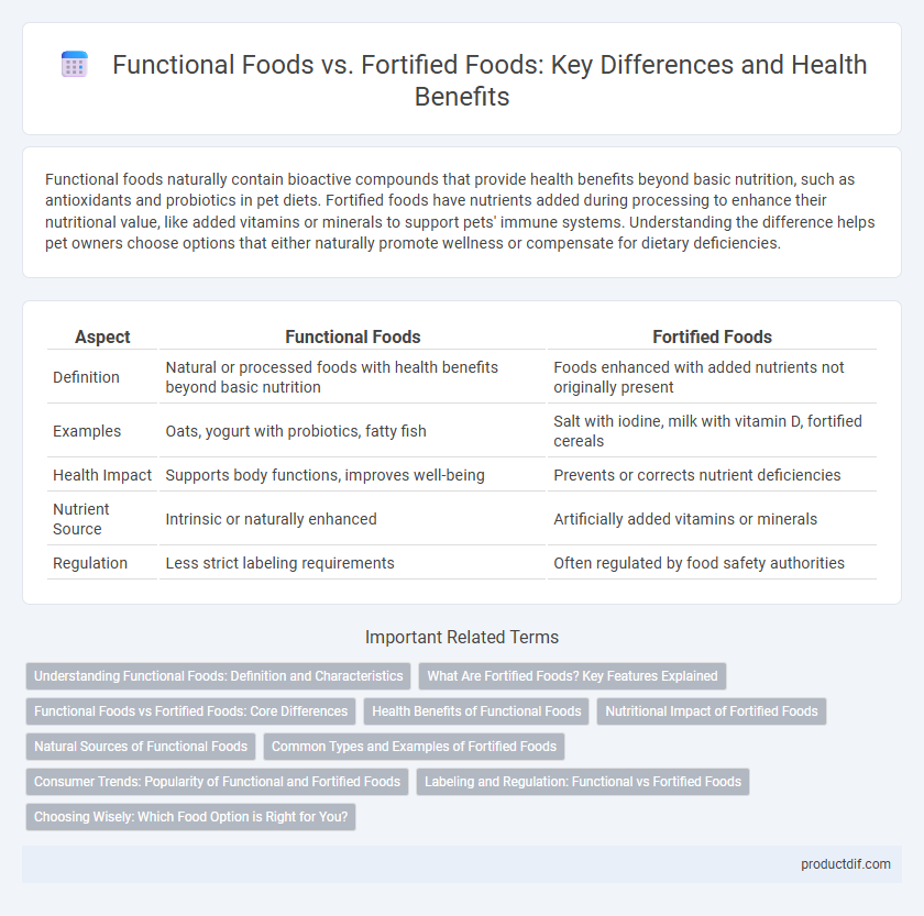 Functional Foods vs. Fortified Foods: Key Differences and Health Benefits