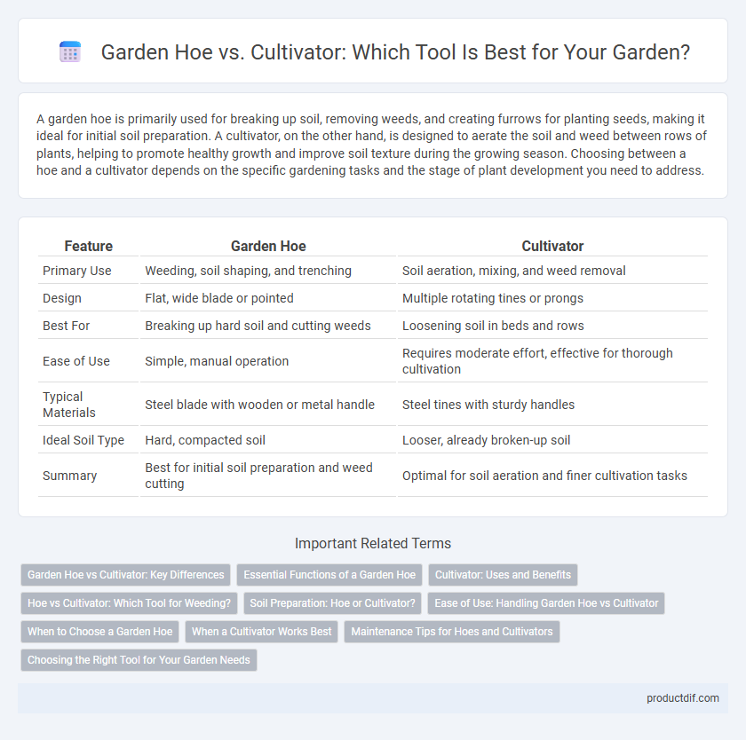 Garden Hoe vs. Cultivator: Which Tool Is Best for Your Garden?