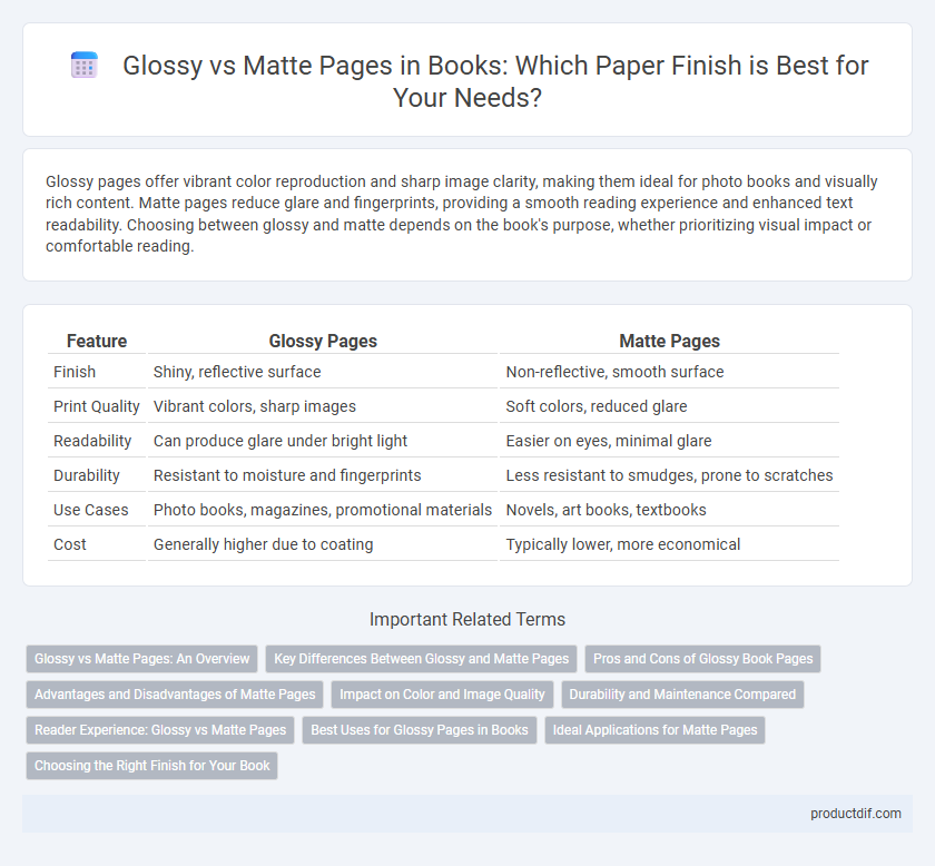 Glossy vs Matte Pages in Books: Which Paper Finish is Best for Your Needs?