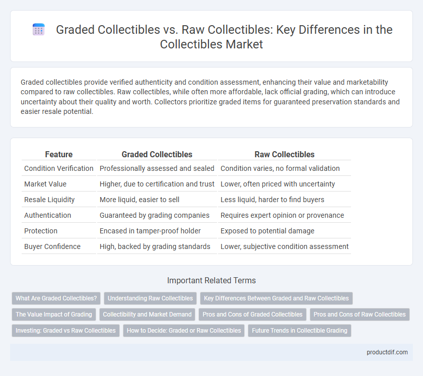 Graded Collectibles vs. Raw Collectibles: Key Differences in the Collectibles Market