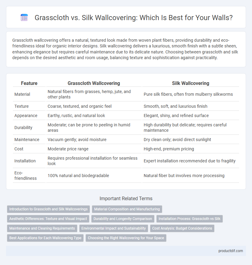 Grasscloth vs. Silk Wallcovering: Which Is Best for Your Walls?