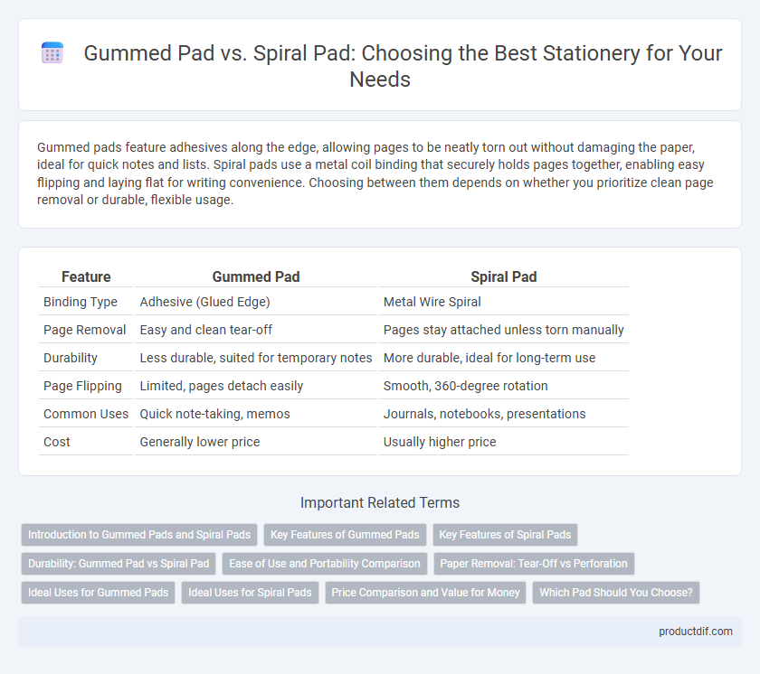 Gummed Pad vs. Spiral Pad: Choosing the Best Stationery for Your Needs