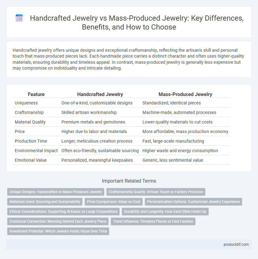 Handcrafted Jewelry vs Mass-Produced Jewelry: Key Differences, Benefits, and How to Choose